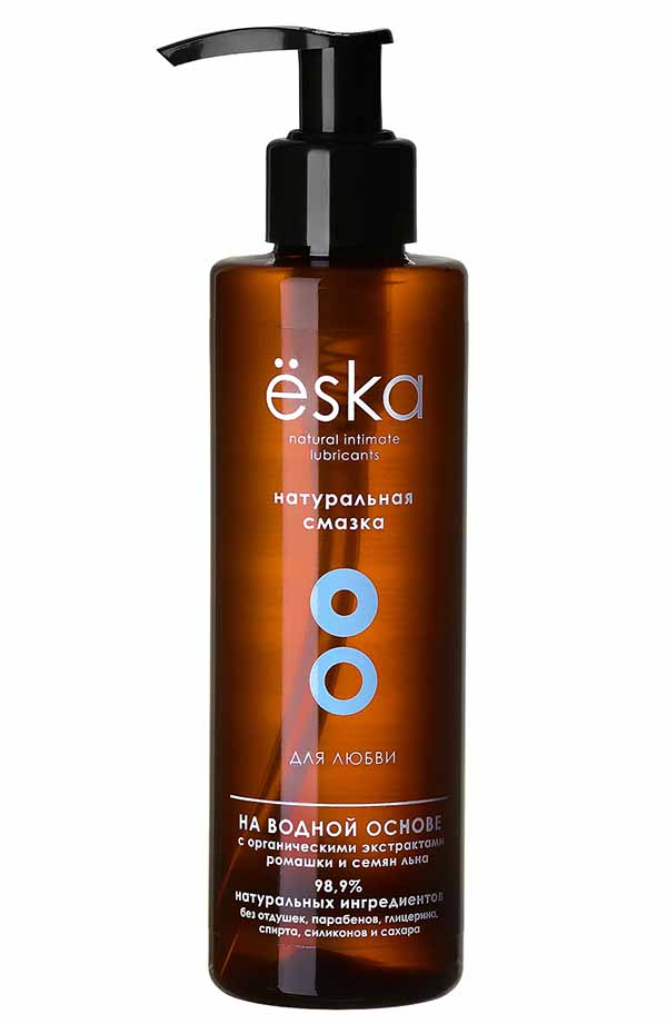 Гель "Eska" на водной основе, с органическими экстрактами ромашки и семян льна, 200ml 